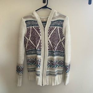 Hollister Zip Up Cardigan